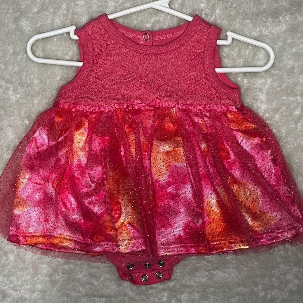 *5/25* Baby girl dress 😍 pink dress 3-6 months